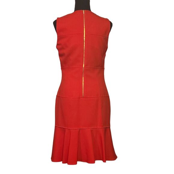 Calvin Klein red fit and flare dress size 6 - Picture 2 of 4